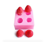 Molde Silicón Fondant Fresas