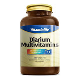 Diarium - Multivitamínico 120 Cápsulas - Vitaminlife Sabor Sem Sabor