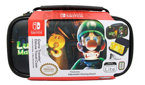 Estuche Funda Viaje Luigi's Mansion 3 Nintendo Switch Lite