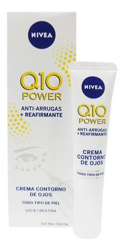 Crema Nivea Contorno Ojos Antiarrugas Q10 Plus 15 Ml