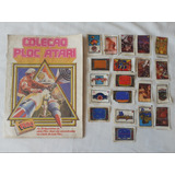 Álbum Figurinhas - Coleção Ploc Atari - Com 20 Fig