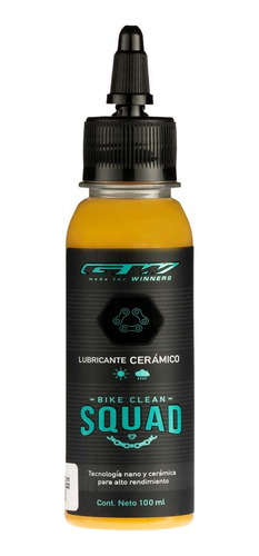 Lubricante De Cadenas Cadenillas Gw Squad Ceramico X100 Cc