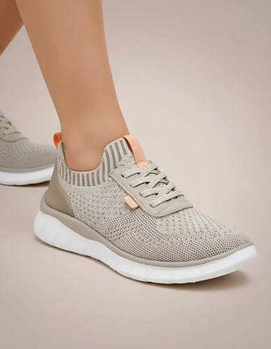 Flexi Tenis Beige Para Mujer Cod 136030