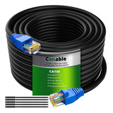 Cable Ethernet Cat5e Para Exteriores De 100 Pies, Cable Lan 
