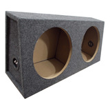 Caja Cajon Doble Vacio Para Subwoofer 12 Pulgadas 