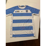 Camiseta De Los Pumas. Mund 2015. Autografiada Por A.creevy.