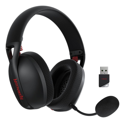 Audifono Redragon H848 Ire Pro Black Wireless Wire Bt Usb-c