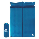 Colchoneta Inflable Doble Autohinchable Acampar, Colcho...