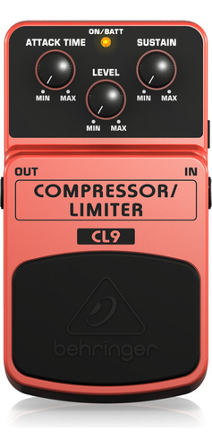 Behringer Compressor Limiter Cl9 Pedal De Efecto