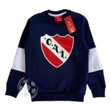 Buzo De Niño Independiente Oficial Cuello Redondo