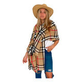 Customs Ba Ruanas  Ponchos Tejidas Mujer Grandes Abrigada C6