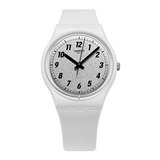 Reloj Swatch Mujer Something White Gw194 Silicona Suiza