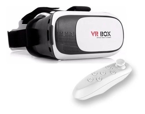 Lentes De Realidad Virtual Vr Box 3d Casco 360 + Joystick