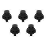 Perillas Negras Cocina Escorial Master Palace 6mm Kit X5 !!!