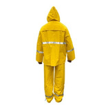 Traje Impermeable Pvc Para Lluvias Amarillo 2 Piezas