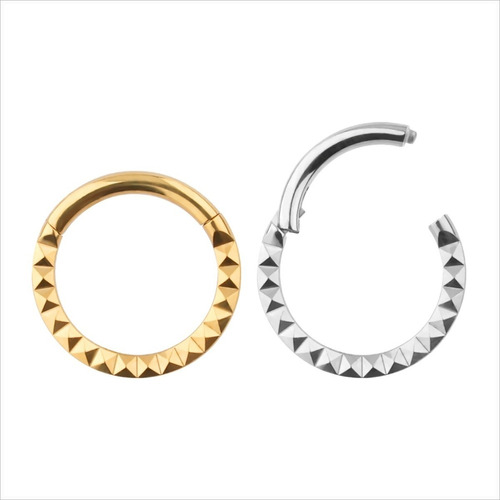 Click Piercing Titanio Argola Para Nariz Septo Flat Orelha