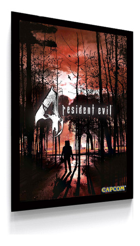 Poster Quadro Resident Evil 4 Playstation 2 A3 30x42