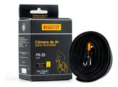 Câmara De Ar Pirelli Mtb Aro 29 Válvula Presta 48mm Bike