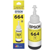 Tinta Epson T664420-al Amarillo 70ml Ecotank Tinta Continua L120 L310 L380 L375 L395 L495 L575 L1300