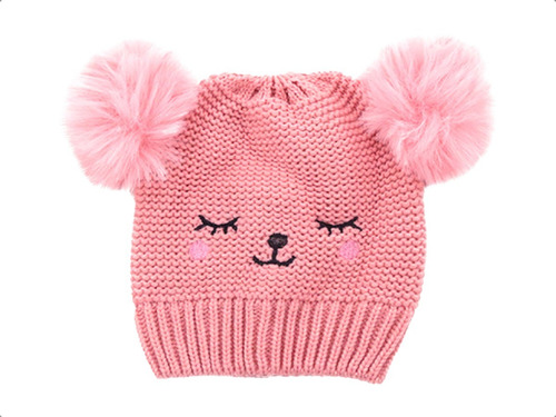 Gorro Lana Nena Invierno Nuevo Infantil Urbano Paseo Regalo