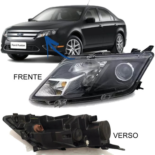 Farol Dianteiro Ford Fusion 2010 2011 2012 L/e