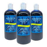 Pack 3 Shampoo Matizadores Rojo Azul Violeta Grafito Cano