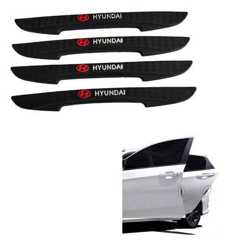 Kit 4 Protectores Puerta Cuadros Hyundai Creta 2021