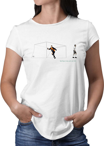 Camiseta Futebol Feminina Um Novo Santo