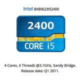 Core I5-2400 3.4ghz De Frecuencia Socket Lga1155