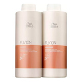  Kit Wella Fusion Shampoo 1000ml + Condicionador 1000ml