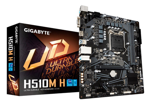 Placa-mãe Gigabyte H510m-h Microatx Lga 1200 Intel Black