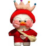 Pato De Peluche Kawaii Lalafanfan De 30 Cm Con C