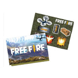 Kit Decorativo Cartonado Free Fire 02 Unidades Festcolor