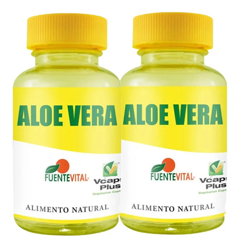 Aloe Vera Fv 120 Capsulas 2 Frascos. Acidez
