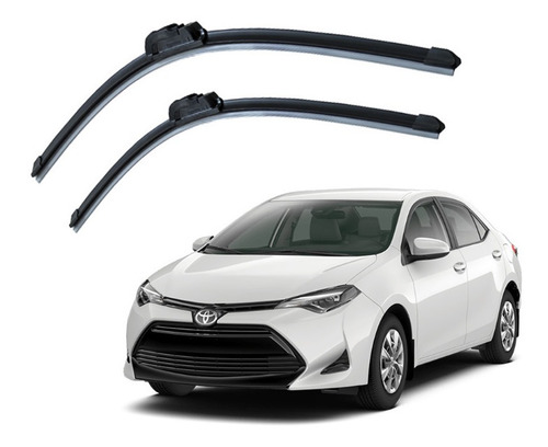 2 Plumas Limpiaparabrisas Reluvsa Toyota Corolla 2009-2020