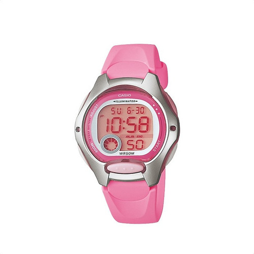 Reloj Casio Mujer Digital Sumergible Pila 10 Años Lw-200 