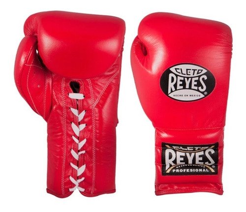 Guantes De Entrenamiento Cleto Reyes Con Agujeta Rojos 18oz