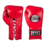 Guantes De Entrenamiento Cleto Reyes Con Agujeta Rojos 18oz