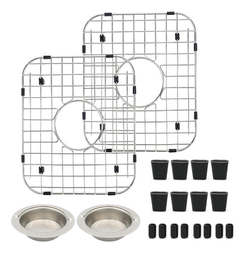 Yorzsdi Protectores De Fregadero De Acero Inoxidable 304 Par