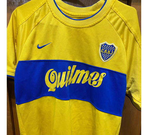 Camiseta Boca Juniors Mercosur 2000 5 Serna Firmada