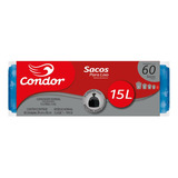 Saco De Lixo 15 Litros Reforçado Condor 60 Unid