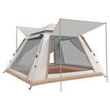 Carpa De Camping Para 3-4 Personas, Impermeable, Antiuv, Aut