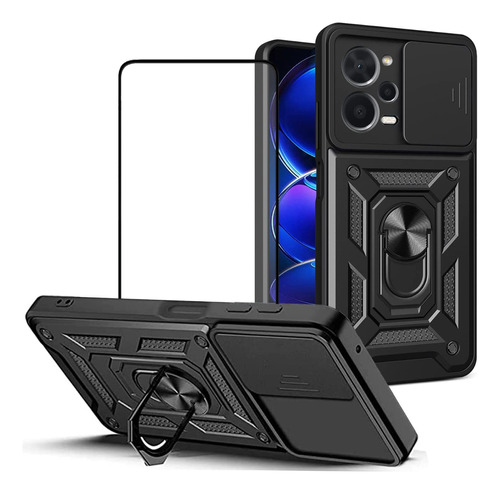 Funda Para Xiaomi Redmi Mica De Cristal Templado Uso Rudo