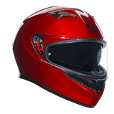 Casco Moto Deportivo Agv K3 Rossi Competizione Rojo Ece2206