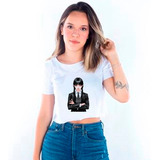 Camiseta Feminina Wandinha  Serie  Netflix  Seria  Brava  Es