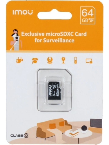 Memoria Interior Micro Sd 64gb Imou