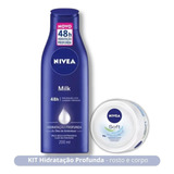 Creme Nivea_ Corporal Milk + Hidratante Soft Refrescante 98g