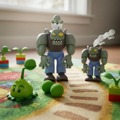 Plantas Zombis Dr. Zoom Boss Juego De Juguetes De Puré De | Meses sin interés