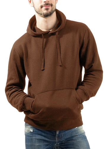 Buzo Liso Canguro Con Capucha Unisex Hoodie Todos Los Talles