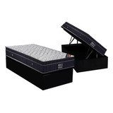 Conjunto Baú-colchão Ortobom Fort Airtech+cama Solteiro 88